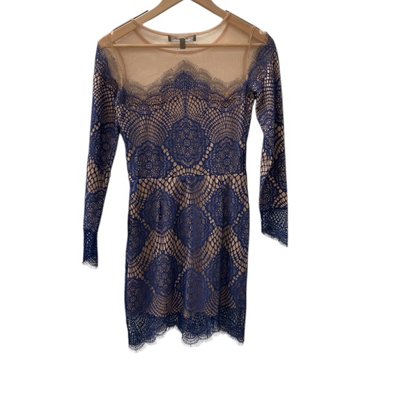 NWT For Love and Lemons Grace Dress in Sapphire Small - Picture 4 of 7